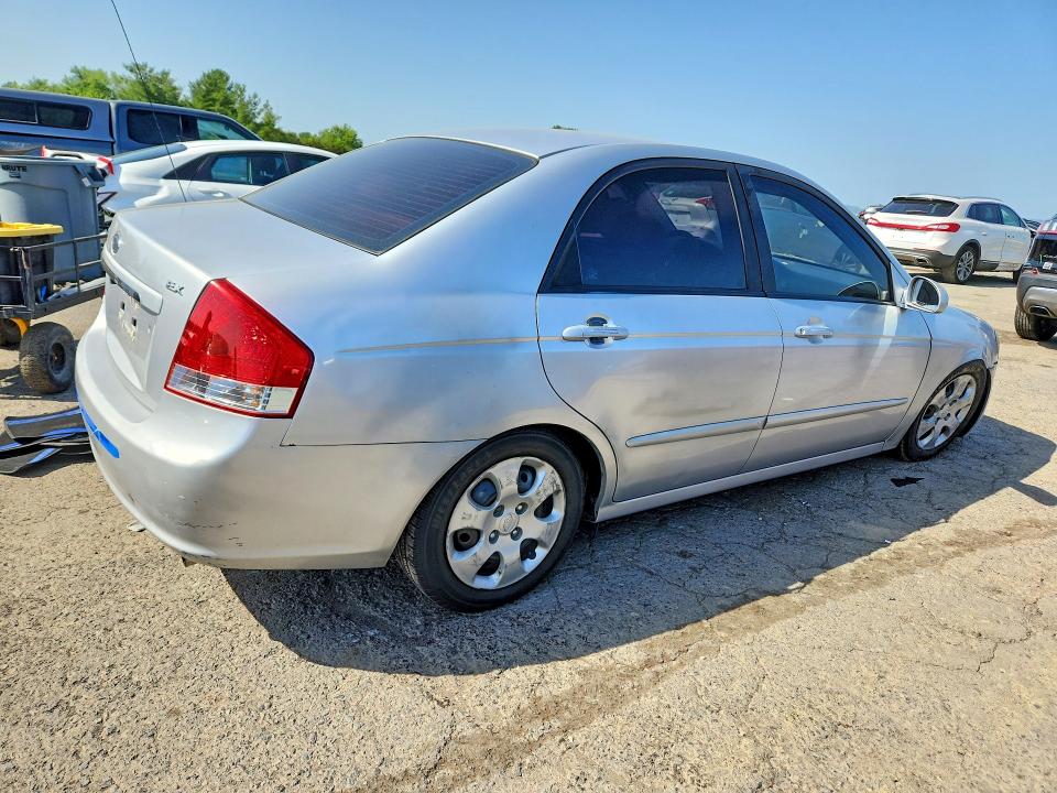 2007 Kia Spectra მანქანა იყიდება აუქციონზე, vin: KNAFE122475452897, აუქციონის ნომერი: 59579436