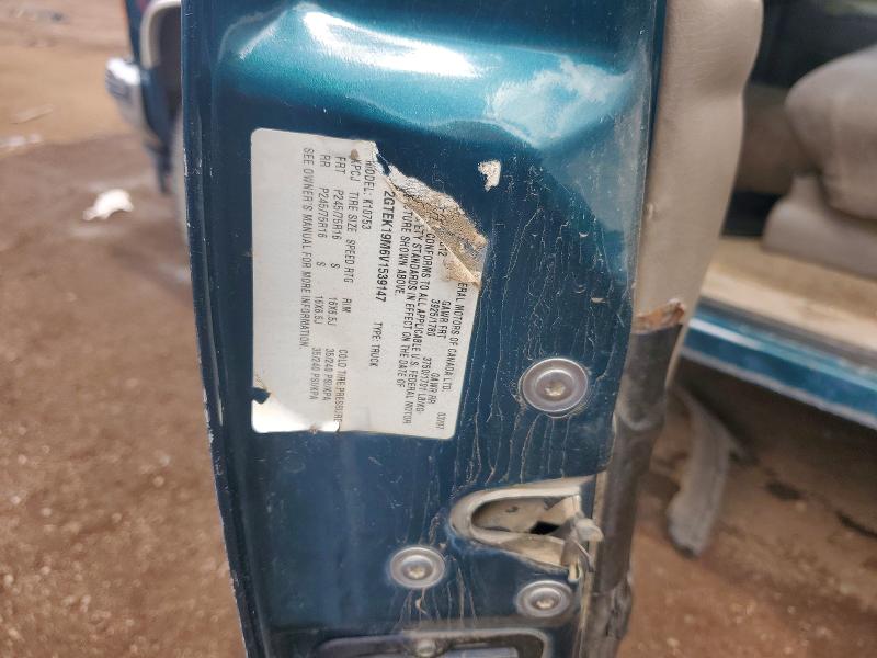 60143476 :رقم المزاد ، 2GTEK19M6V1539147 vin ، 1997 Gmc C/k 1500 Series مزاد بيع