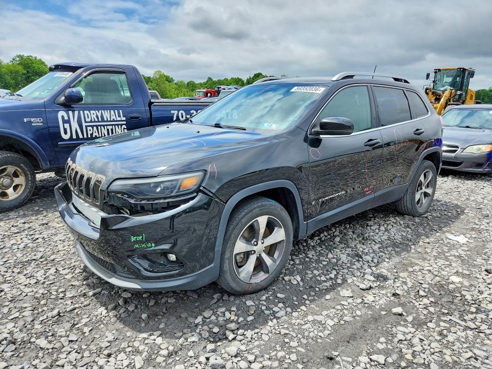 59352036 :رقم المزاد ، 1C4PJMDN5KD117450 vin ، 2019 Jeep Cherokee مزاد بيع