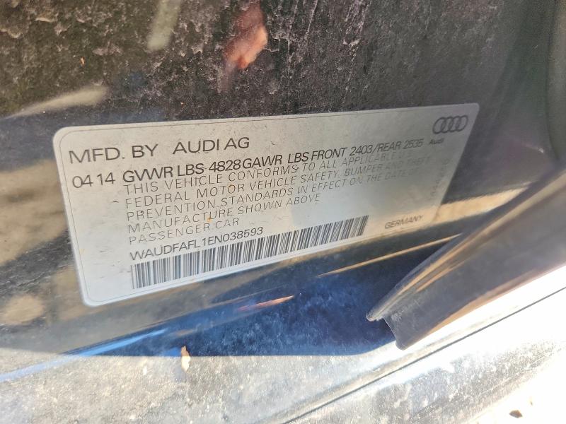 Aukcja sprzedaży 2014 Audi A4, vin: WAUDFAFL1EN038593, numer aukcji: 62125646