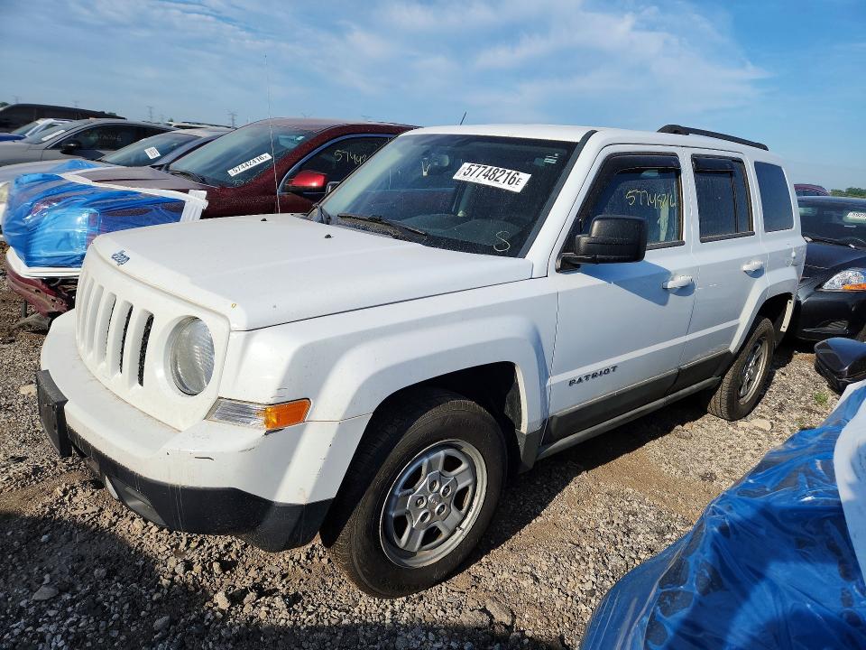 57748216 :رقم المزاد ، 1J4NF1GB2BD108918 vin ، 2011 Jeep Patriot مزاد بيع
