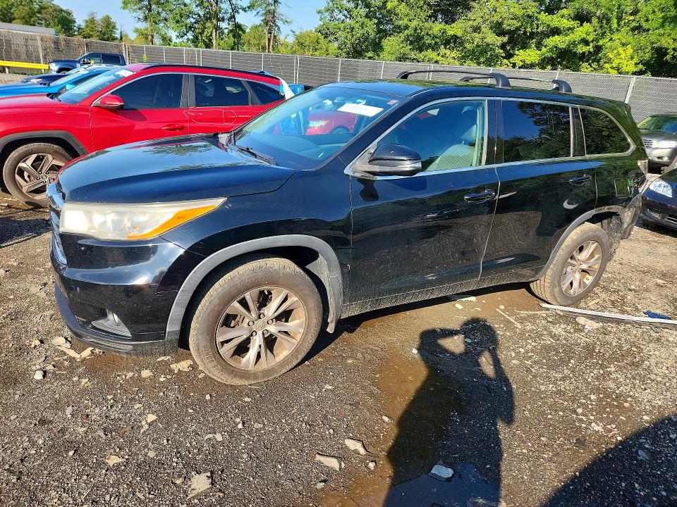 Aukcja sprzedaży 2014 Toyota Highlander, vin: 5TDBKRFHXES010415, numer aukcji: 61997126