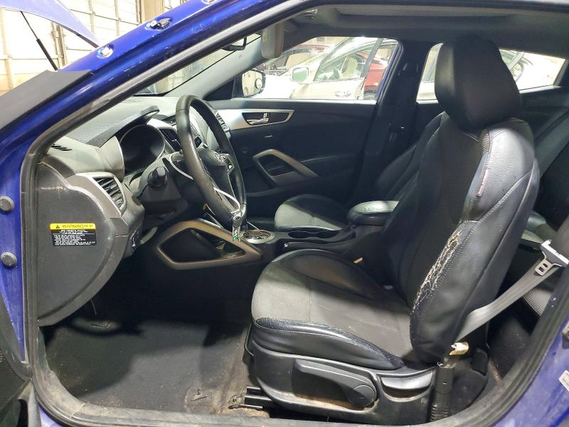 2013 Hyundai Veloster მანქანა იყიდება აუქციონზე, vin: KMHTC6AD4DU169876, აუქციონის ნომერი: 60376676