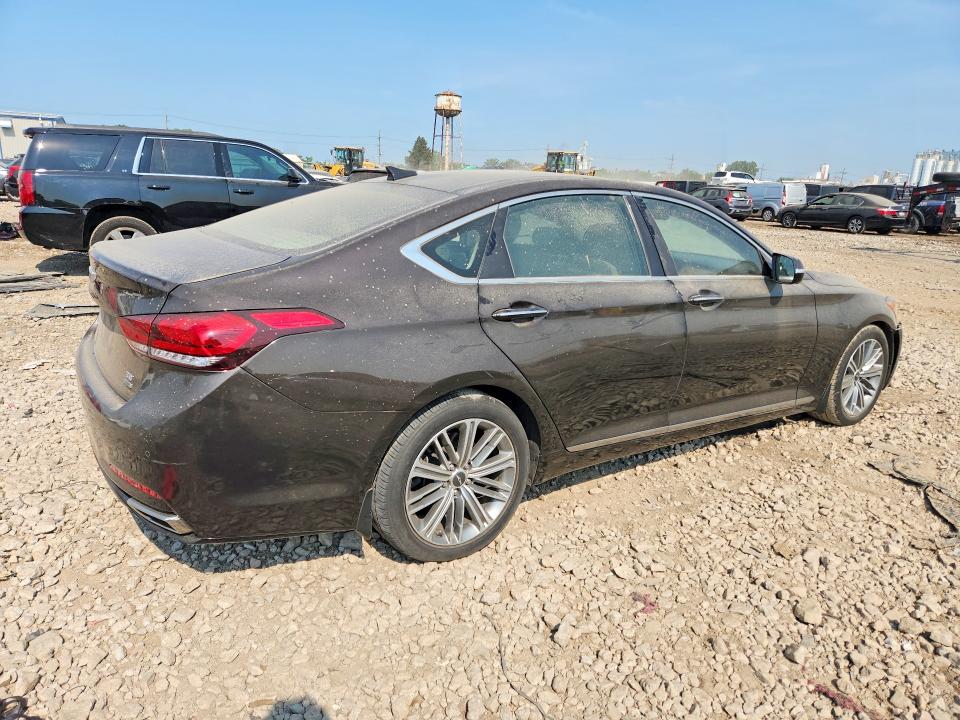2019 Genesis G80 მანქანა იყიდება აუქციონზე, vin: KMTFN4JE1KU325167, აუქციონის ნომერი: 60816676