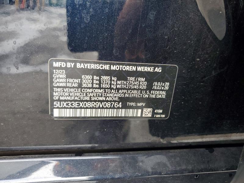 Aukcja sprzedaży 2024 Bmw X6, vin: 5UX33EX08R9V08764, numer aukcji: 59888426