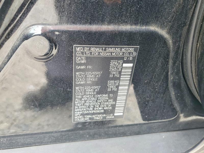 Aukcja sprzedaży 2016 Nissan Rogue, vin: KNMAT2MV9GP639038, numer aukcji: 62631886