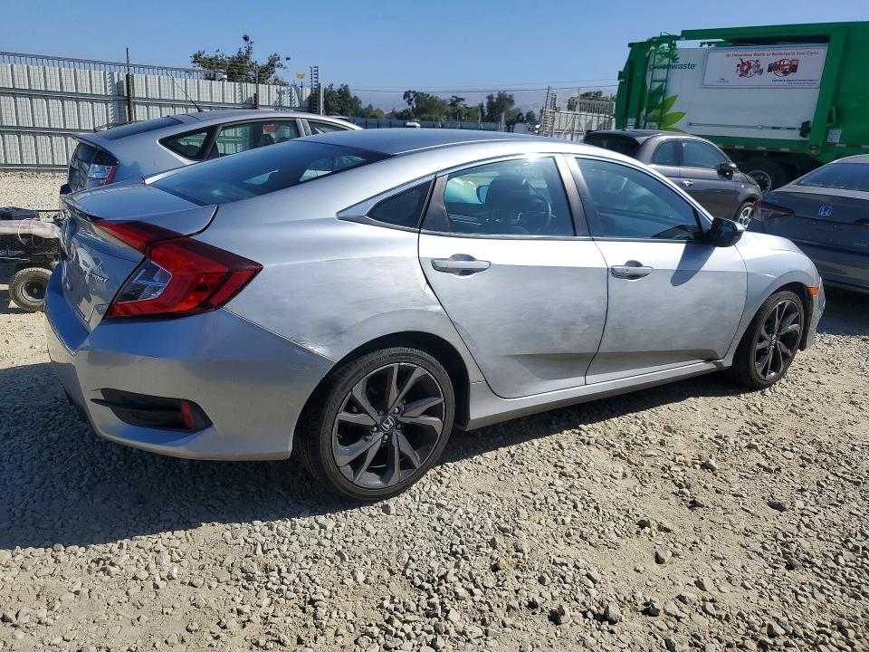 60646446 :رقم المزاد ، 2HGFC2F89LH531256 vin ، 2020 Honda Civic مزاد بيع