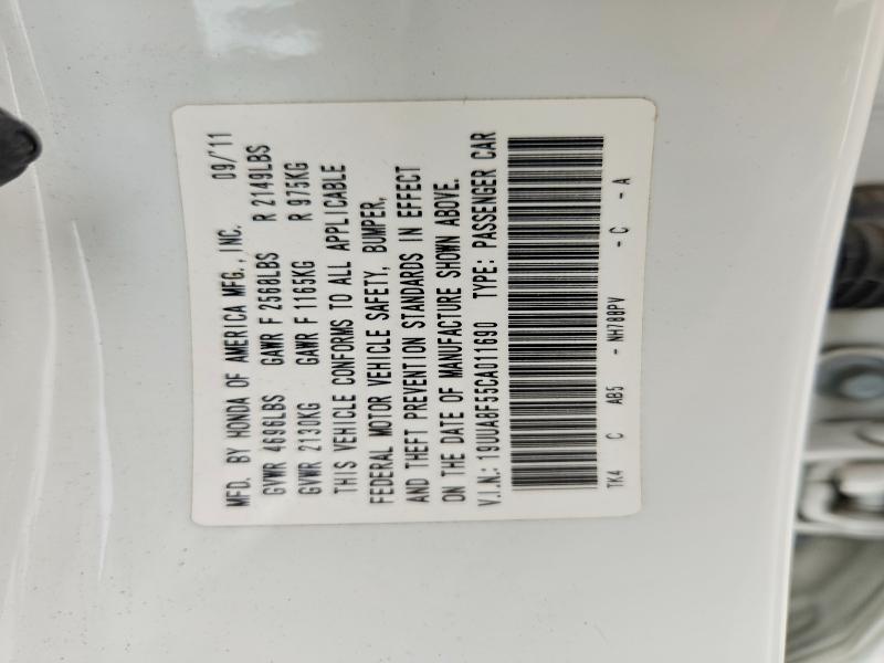 2012 Acura Tl მანქანა იყიდება აუქციონზე, vin: 19UUA8F55CA011690, აუქციონის ნომერი: 61337126