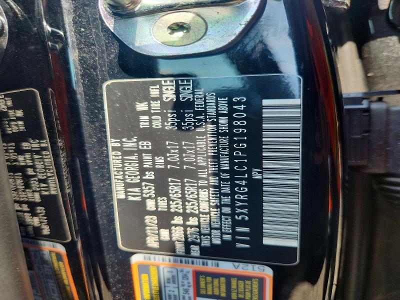 Aukcja sprzedaży 2023 Kia Sorento, vin: 5XYRG4LC1PG198043, numer aukcji: 61211086