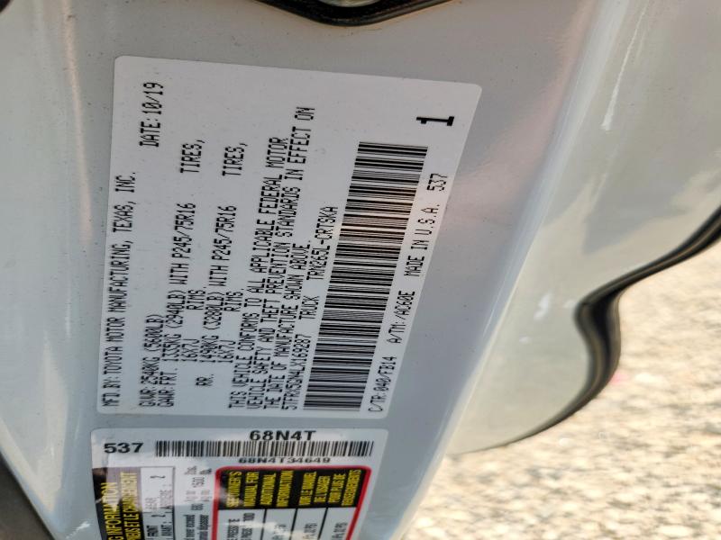 2020 Toyota Tacoma მანქანა იყიდება აუქციონზე, vin: 5TFRX5GN4LX169287, აუქციონის ნომერი: 61421576