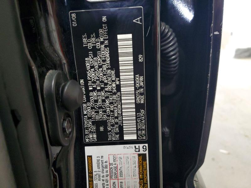 Продажа на аукционе авто 2008 Toyota 4runner, vin: JTEBU14R08K019736, номер лота: 61512726