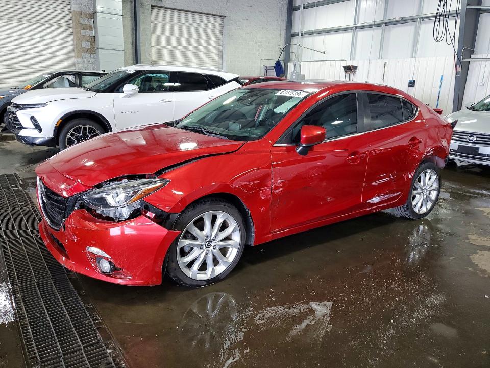 61975186 :رقم المزاد ، JM1BM1W33F1227920 vin ، 2015 Mazda 3 مزاد بيع