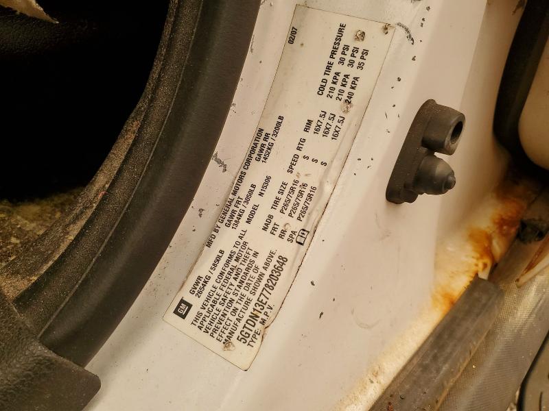 Продаж на аукціоні авто 2007 Hummer H3, vin: 5GTDN13E778203648, номер лоту: 61238476