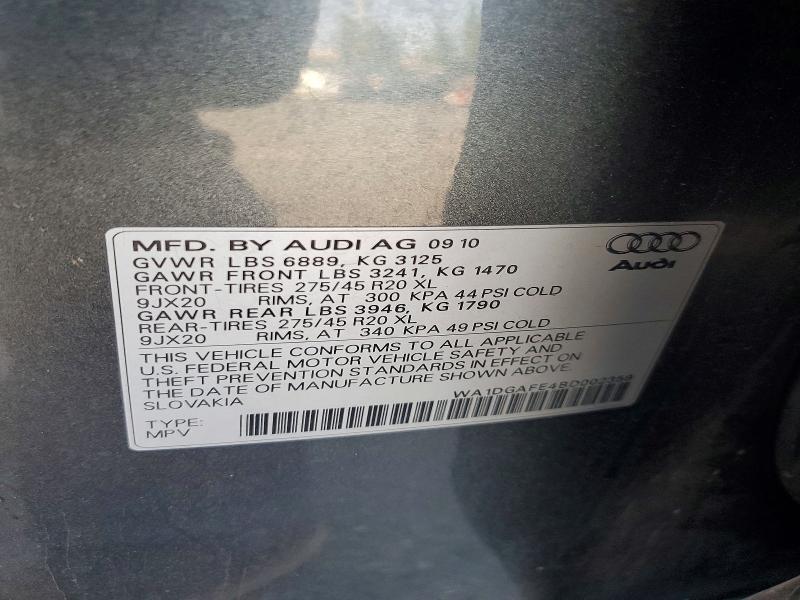 Продажа на аукционе авто 2011 Audi Q7, vin: WA1DGAFE4BD002359, номер лота: 62858776