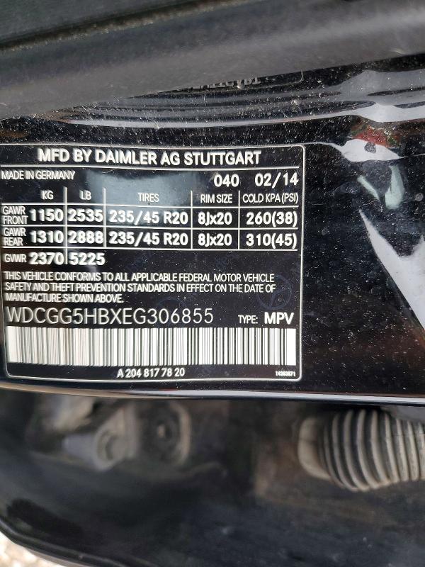 Продаж на аукціоні авто 2014 Mercedes-benz Glk, vin: WDCGG5HBXEG306855, номер лоту: 61923126
