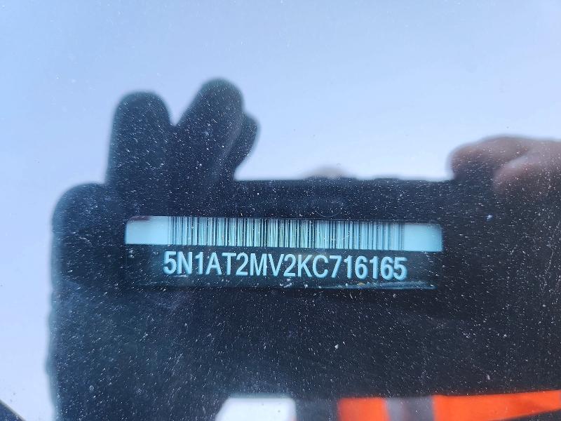Продаж на аукціоні авто 2019 Nissan Rogue, vin: 5N1AT2MV2KC716165, номер лоту: 60482066