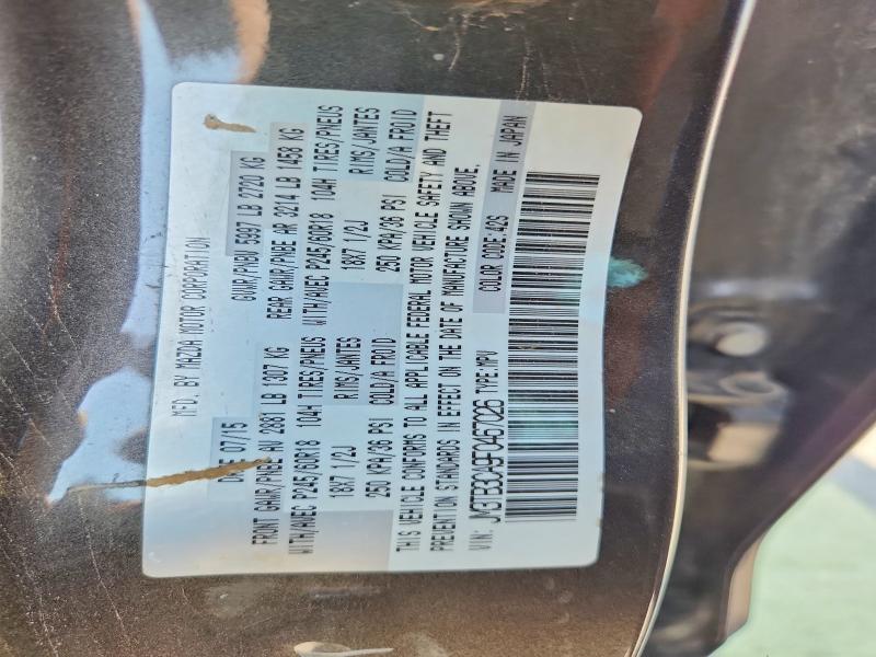 Aukcja sprzedaży 2015 Mazda Cx-9, vin: JM3TB3CA9F0467026, numer aukcji: 62982006