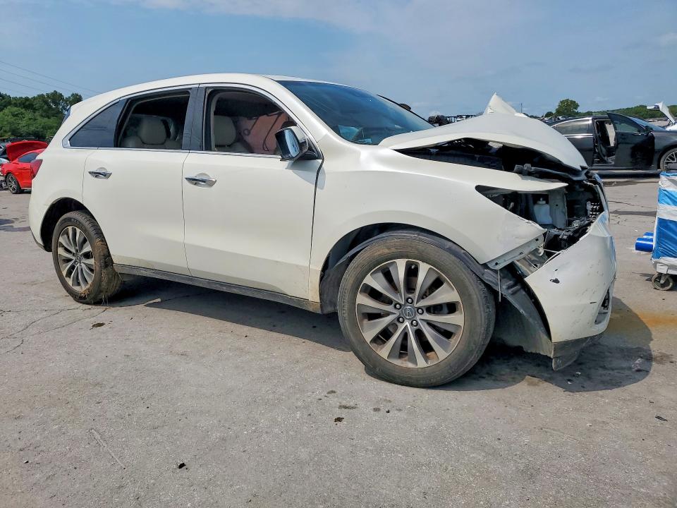 62486866 :رقم المزاد ، 5FRYD4H45EB026008 vin ، 2014 Acura Mdx مزاد بيع