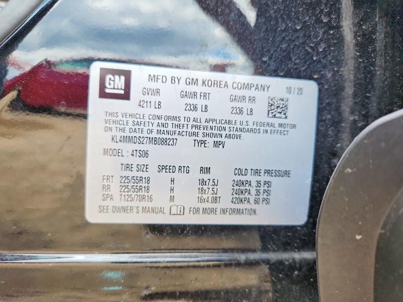 Aukcja sprzedaży 2021 Buick Encore Gx, vin: KL4MMDS27MB088237, numer aukcji: 61943056