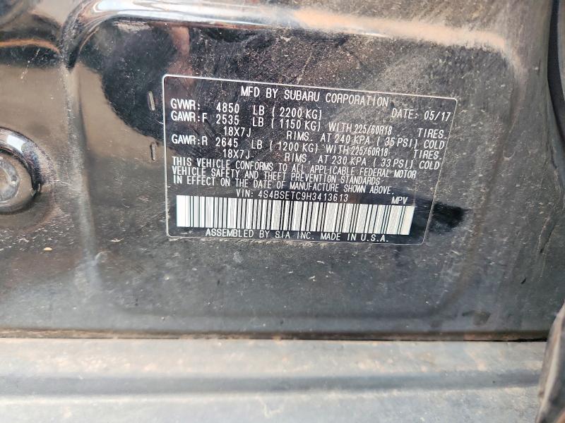 Продаж на аукціоні авто 2017 Subaru Outback, vin: 4S4BSETC9H3413613, номер лоту: 61870966