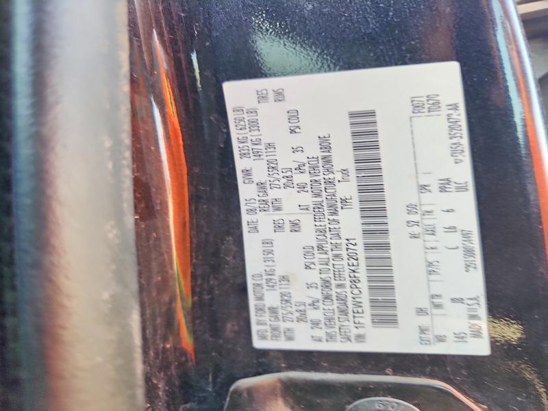 Продаж на аукціоні авто 2015 Ford F150, vin: 1FTEW1CP8FKE20721, номер лоту: 59982716