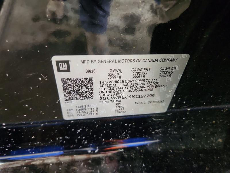 Продажа на аукционе авто 2019 Chevrolet Silverado Ld, vin: 2GCVKPEC0K1127799, номер лота: 61755506