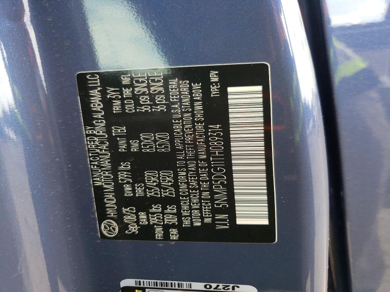 Продаж на аукціоні авто 2026 Hyundai Santa Fe, vin: 5NMP5DG11TH089314, номер лоту: 59955476