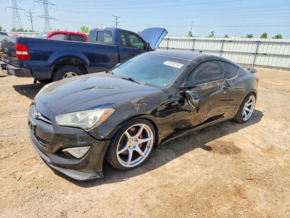 2012 Hyundai Genesis Coupe მანქანა იყიდება აუქციონზე, vin: KMHHU6KJ3CU085800, აუქციონის ნომერი: 59263216