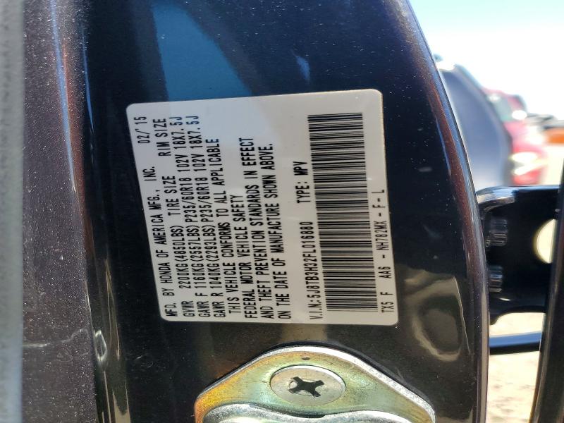 60706646 :رقم المزاد ، 5J8TB3H32FL016880 vin ، 2015 Acura Rdx مزاد بيع