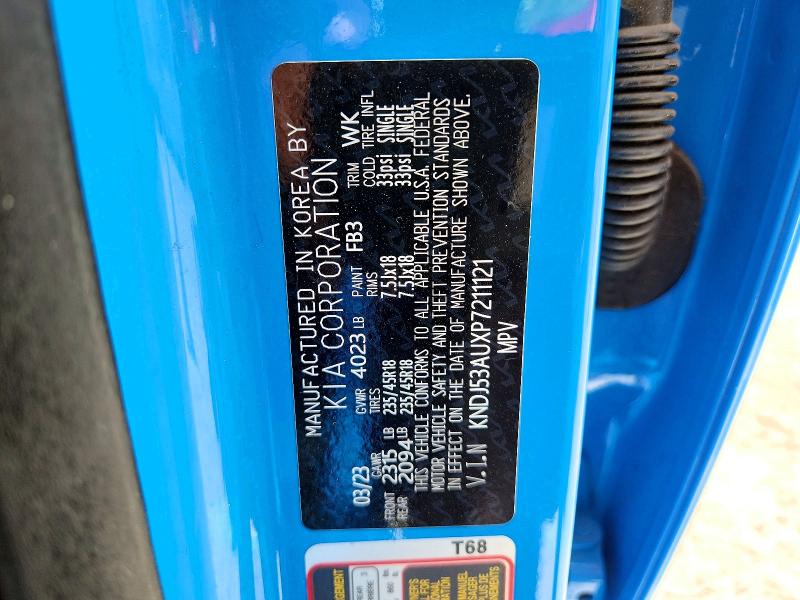 Продаж на аукціоні авто 2023 Kia Soul, vin: KNDJ53AUXP7211121, номер лоту: 59185236
