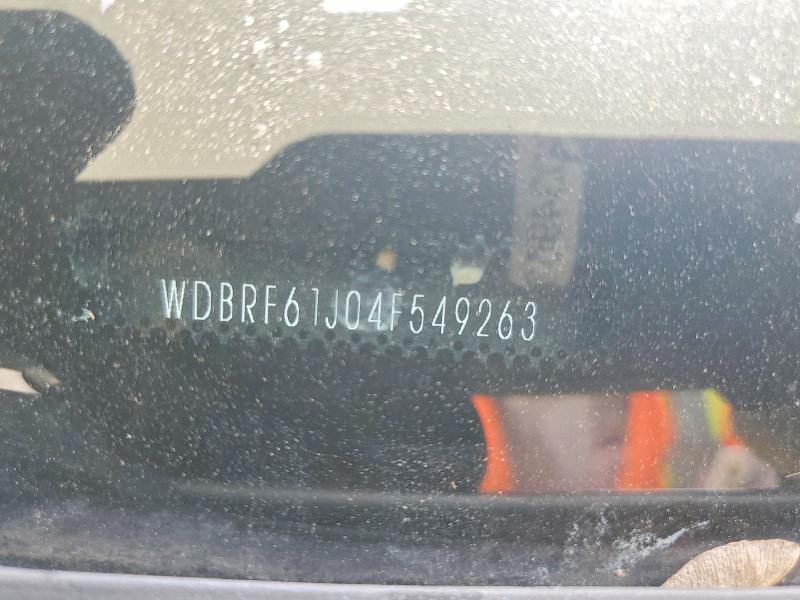 Aukcja sprzedaży 2004 Mercedes-benz C, vin: WDBRF61J04F549263, numer aukcji: 55671666