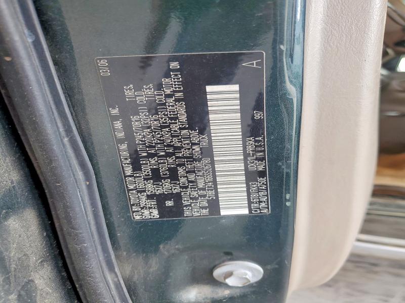 Aukcja sprzedaży 2006 Toyota Tundra, vin: 5TBET34166S526780, numer aukcji: 63054736