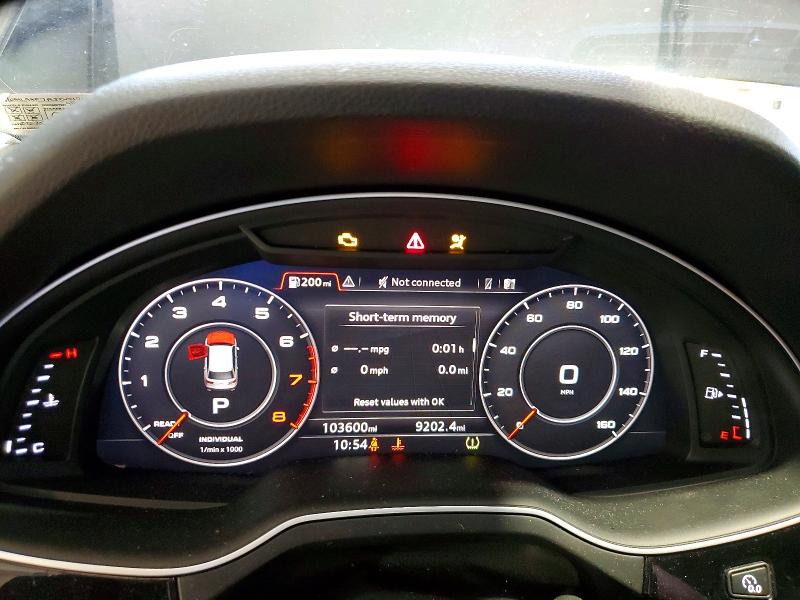 60553436 :رقم المزاد ، WA1LAAF78JD017671 vin ، 2018 Audi Q7 مزاد بيع