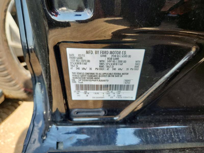 Продажа на аукционе авто 2015 Ford F150, vin: 1FTEW1EP6FFA50973, номер лота: 61290376