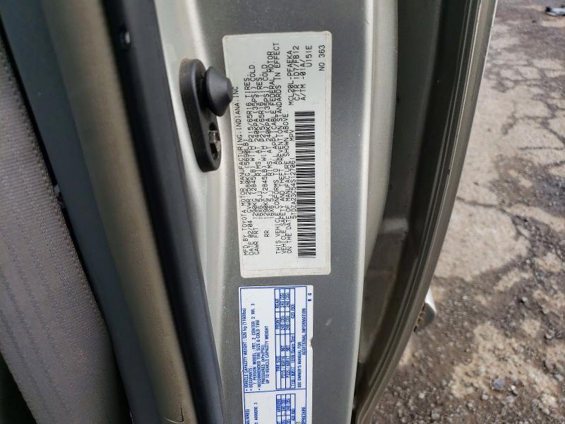 2004 Toyota Sienna მანქანა იყიდება აუქციონზე, vin: 5TDZA23C54S127061, აუქციონის ნომერი: 59133426