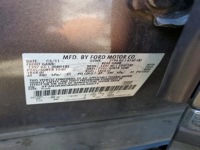 Aukcja sprzedaży 2011 Ford Explorer, vin: 1FMHK8D88BGA39971, numer aukcji: 63210916