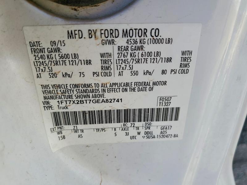 Продажа на аукционе авто 2016 Ford F250, vin: 1FT7X2BT7GEA82741, номер лота: 59640426