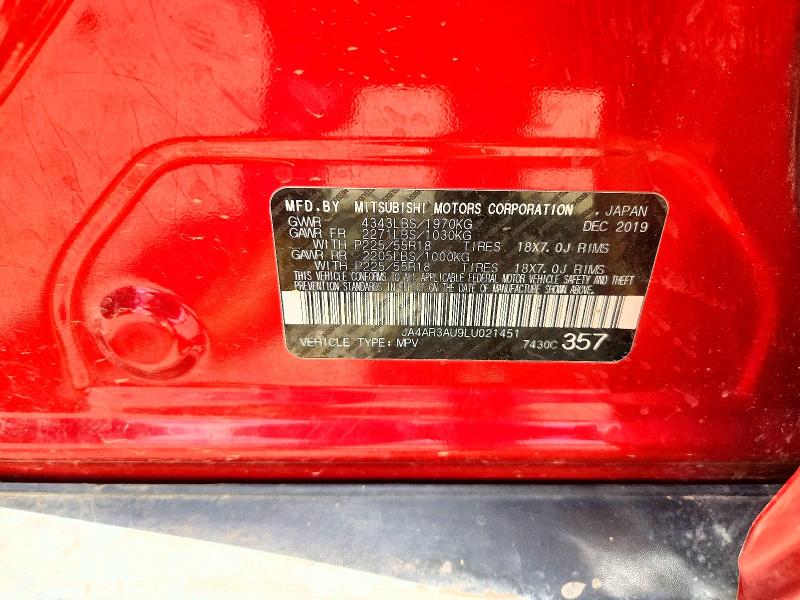 Auction sale of the 2020 Mitsubishi Outlander Sport, vin: JA4AR3AU9LU021451, lot number: 60690986