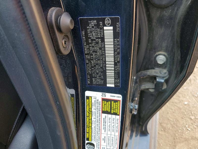 Aukcja sprzedaży 2020 Toyota Camry, vin: 4T1G11AK0LU915165, numer aukcji: 85603585