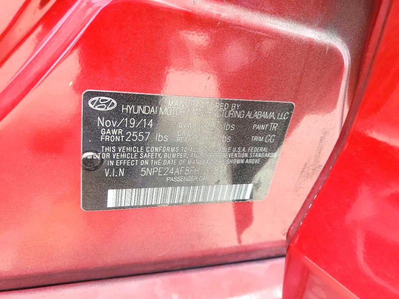 Продажа на аукционе авто 2015 Hyundai Sonata, vin: 5NPE24AF8FH137841, номер лота: 61239516