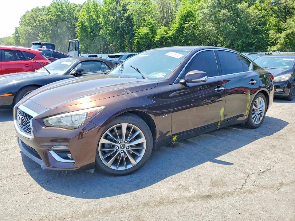 2019 Infiniti Q50 მანქანა იყიდება აუქციონზე, vin: JN1EV7AP7KM511358, აუქციონის ნომერი: 61525556