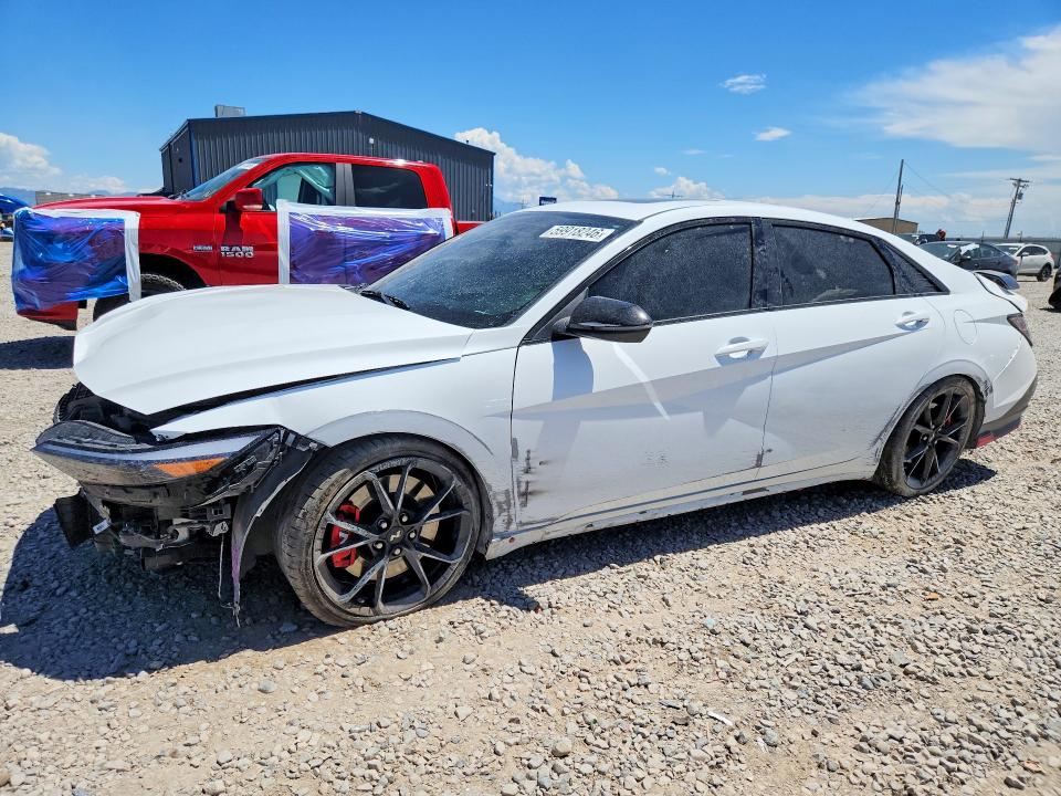 2025 Hyundai Elantra N მანქანა იყიდება აუქციონზე, vin: KMHLW4DK2SU026220, აუქციონის ნომერი: 59918246