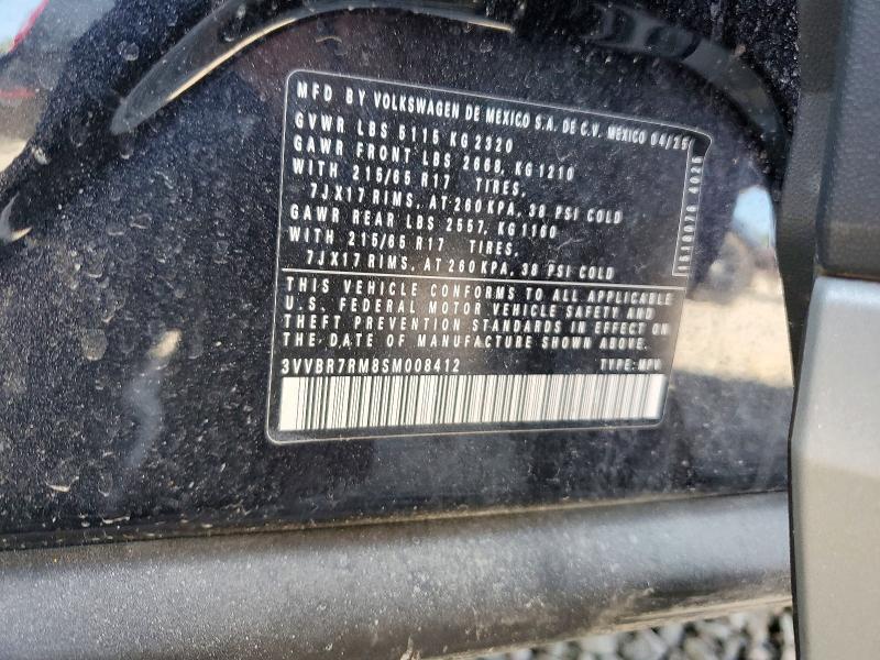 Продаж на аукціоні авто 2025 Volkswagen Tiguan, vin: 3VVBR7RM8SM008412, номер лоту: 62417556