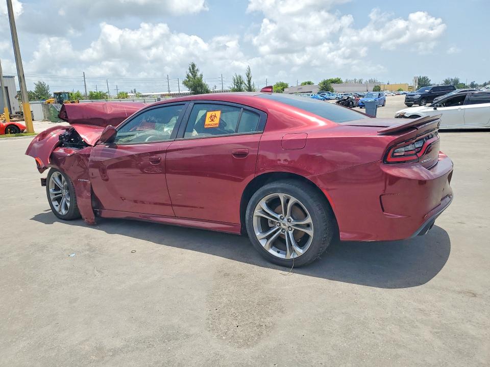 62027076 :رقم المزاد ، 2C3CDXCT0MH569095 vin ، 2021 Dodge Charger مزاد بيع