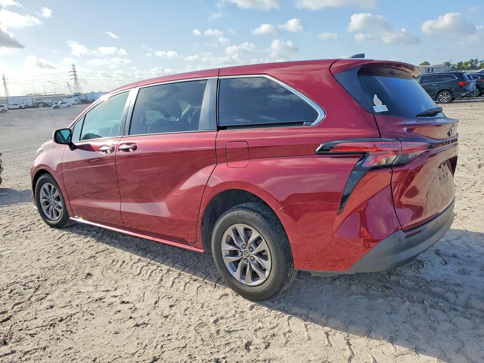 2022 Toyota Sienna მანქანა იყიდება აუქციონზე, vin: 5TDYRKEC0NS076250, აუქციონის ნომერი: 62673056