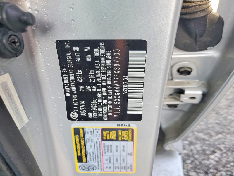 Aukcja sprzedaży 2015 Kia Optima, vin: 5XXGM4A77FG397705, numer aukcji: 58987686