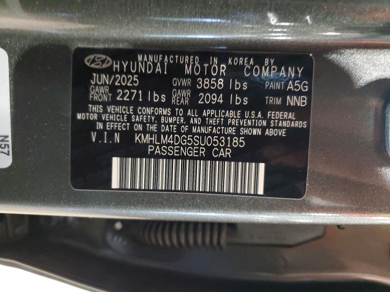 2025 Hyundai Elantra მანქანა იყიდება აუქციონზე, vin: KMHLM4DG5SU053185, აუქციონის ნომერი: 60325676