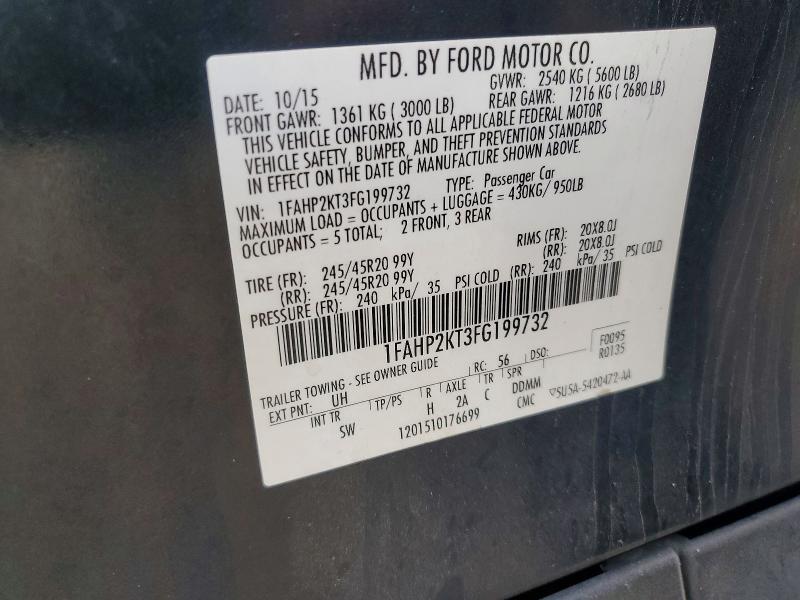 Aukcja sprzedaży 2015 Ford Taurus, vin: 1FAHP2KT3FG199732, numer aukcji: 62508386