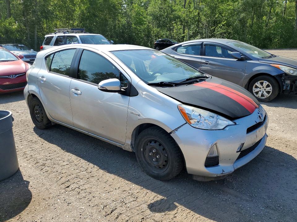 2013 Toyota Prius C მანქანა იყიდება აუქციონზე, vin: JTDKDTB3XD1548447, აუქციონის ნომერი: 60878646