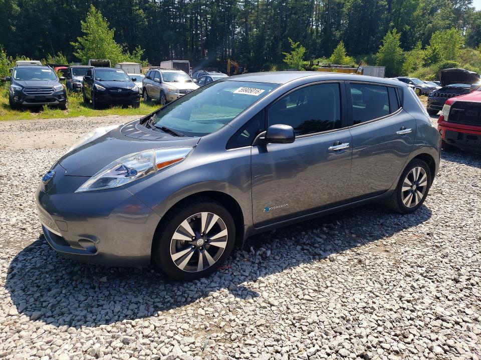 59905016 :رقم المزاد ، 1N4AZ0CP9FC320109 vin ، 2015 Nissan Leaf مزاد بيع